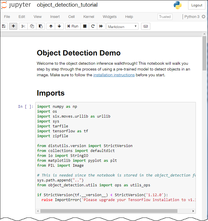 Tensorflow jupyter hot sale notebook tutorial