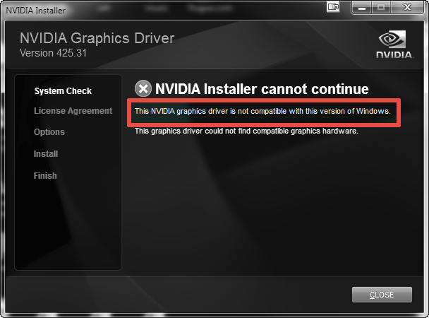 i uninstalled my nvidia graphics driver